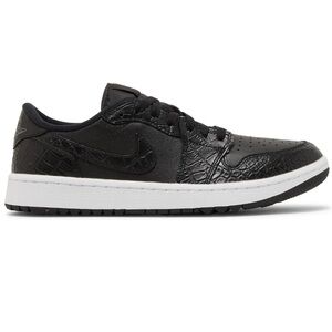 Air Jordan 1 Low Golf 'Black Crocodile' Mens Size: 9